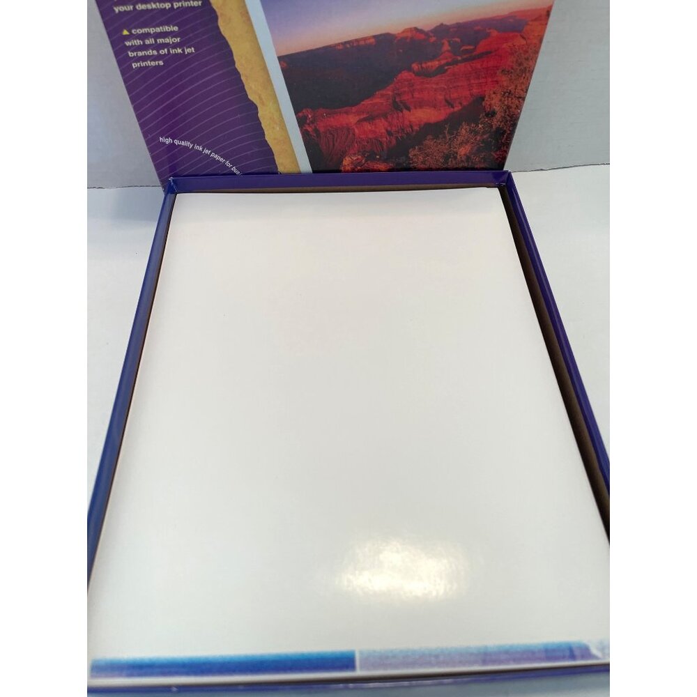 Photo Satin Paper Royal Brites Professional Plus Letter Sz Inkjet Printer READ - Picture 5 of 7